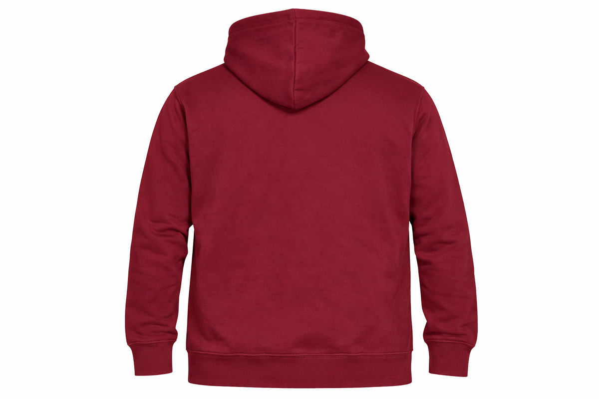 Sandkollektiv Hoodie Classic mit kleinem Logo in Burgundy