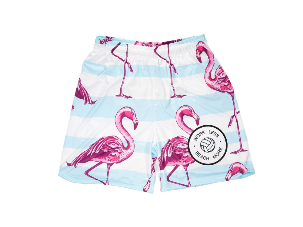 Sandkollektiv Sport Shorts Retro Flamingo Herren