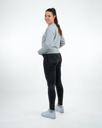 Sandkollektiv Cropster Damen Sweatshirt Black
