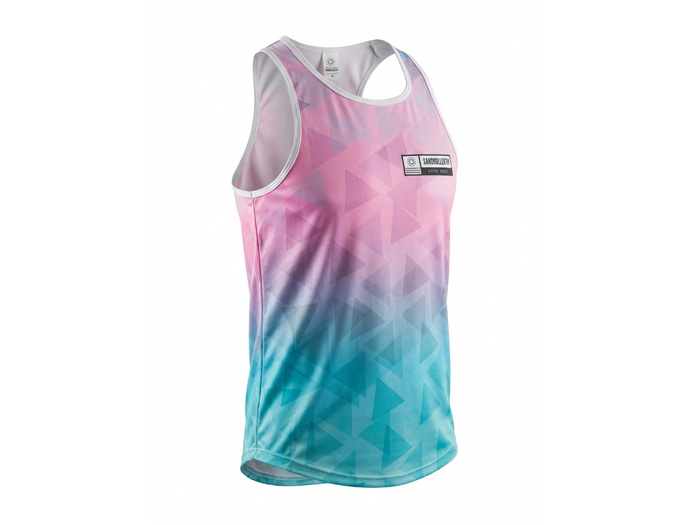 Sandkollektiv Beachwear Herren Tank Top - Pink Ice