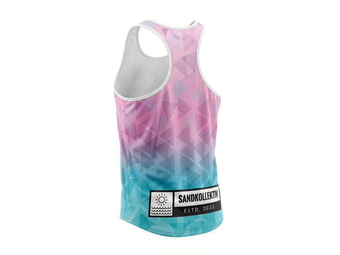 Sandkollektiv Beachwear Herren Tank Top - Pink Ice