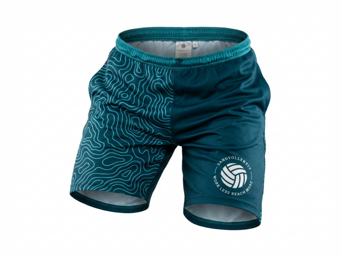Sandkollektiv Beachvolleyball Shorts Petrol Blue