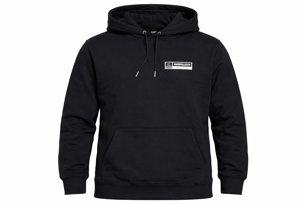 Sandkollektiv Hoodie Classic mit kleinem Logo in Black