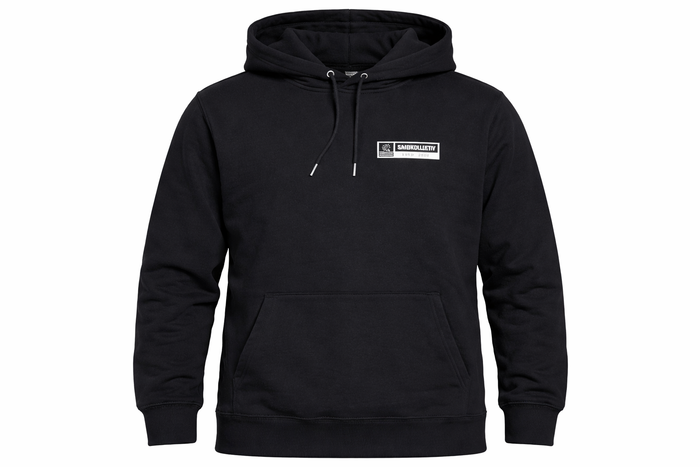 Sandkollektiv Hoodie Classic mit kleinem Logo in Black