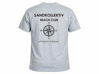 Sandkollektiv T-Shirt Beach Club Blue Ice