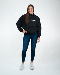 Sandkollektiv Ladies Crinkle Batwing Jacket Black