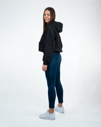 Sandkollektiv Ladies Crinkle Batwing Jacket Black