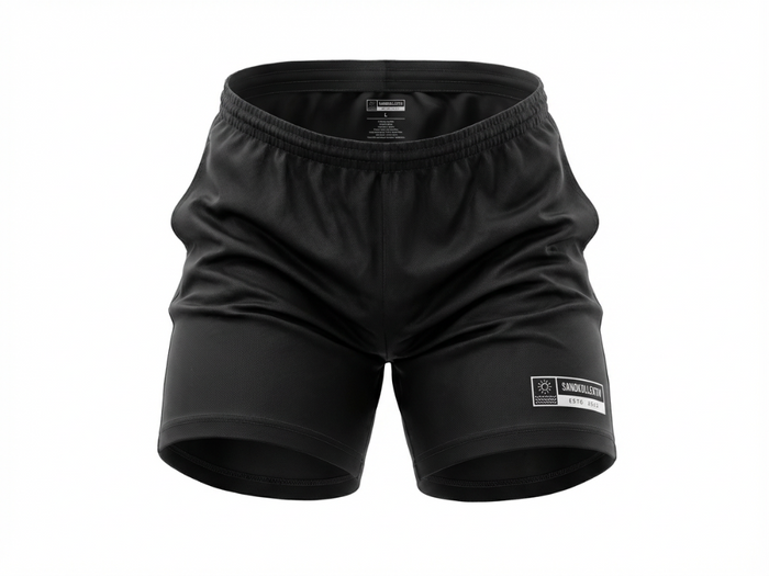Sandkollektiv Beach Shorts Jet Black Classic