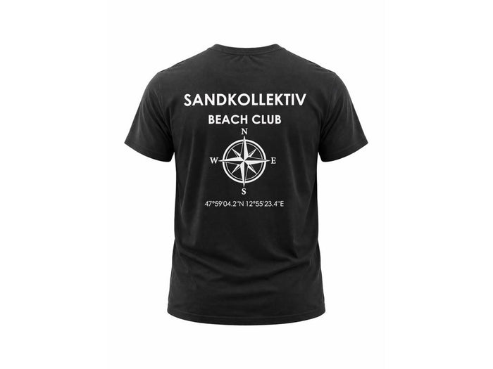 Sandkollektiv T-Shirt Beach Club Black