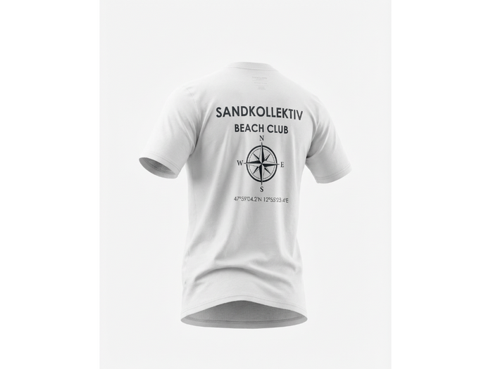 Sandkollektiv T-Shirt Beach Club Off Whit