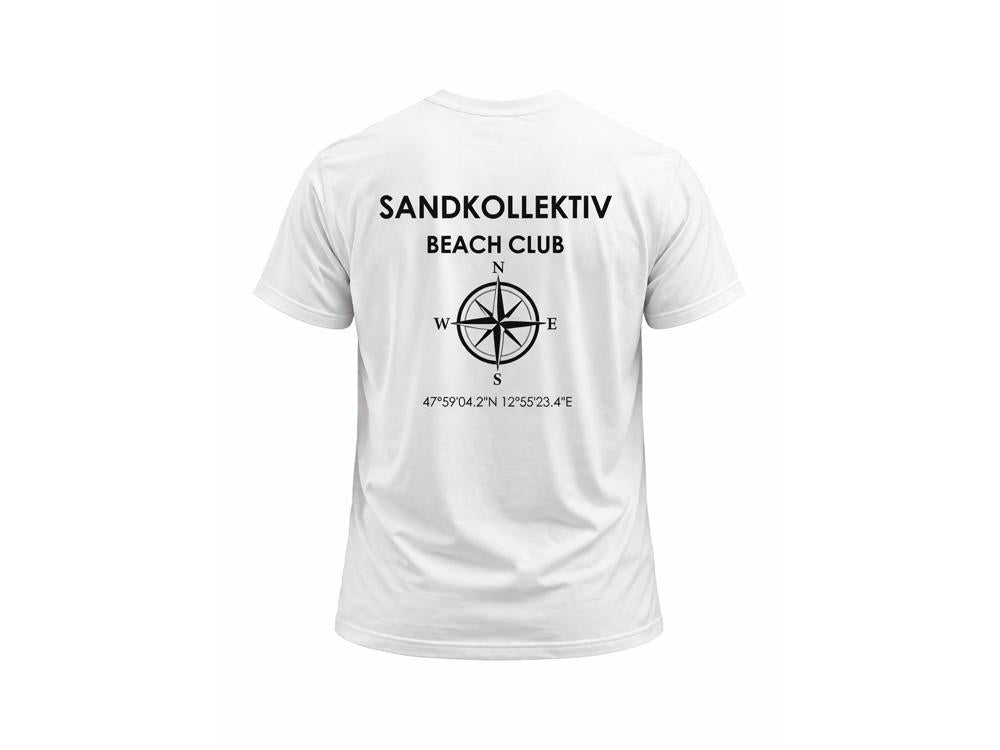 Sandkollektiv T-Shirt Beach Club Off White