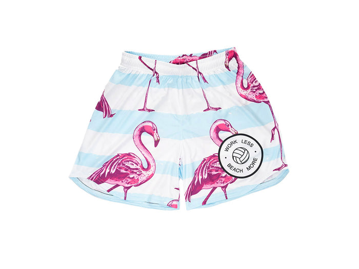 Sandkollektiv Sport Shorts Retro Flamingo Damen