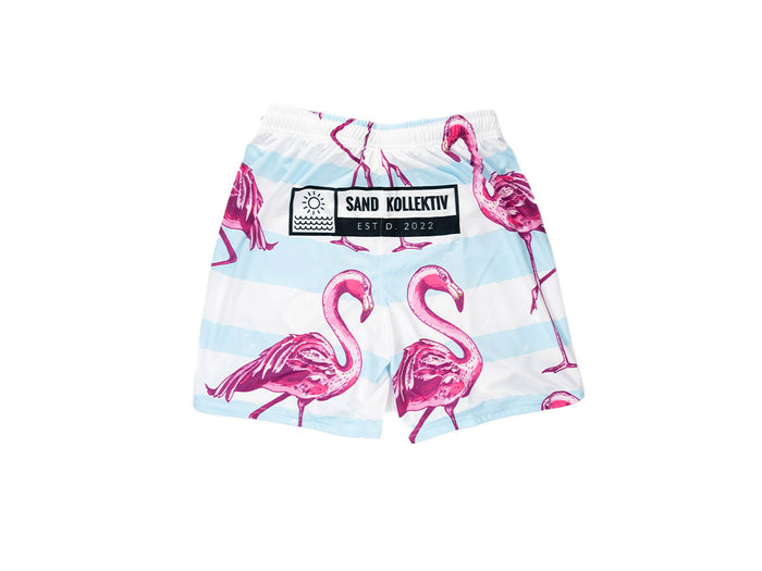 Sandkollektiv Sport Shorts Retro Flamingo Damen